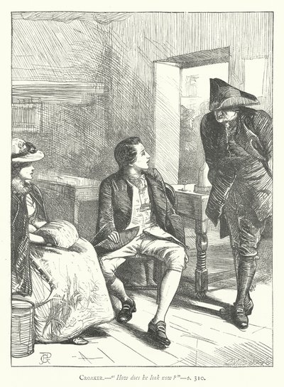 İyi huylu bir adam için illüstrasyon (gravür) by George John Pinwell