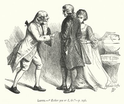 İyi huylu bir adam için illüstrasyon (gravür) by George John Pinwell