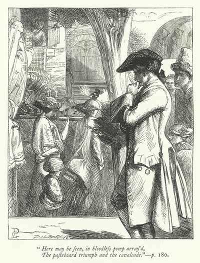Gezgin için İllüstrasyon (gravür) by George John Pinwell