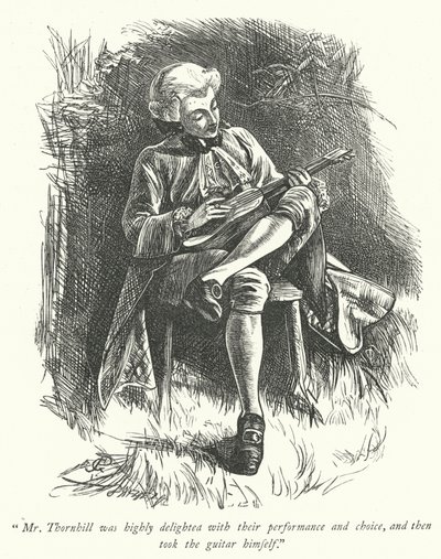 Wakefield Papazı için çizim (gravür) by George John Pinwell