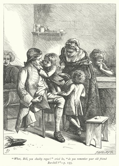 Wakefield Papazı için İllüstrasyon (gravür) by George John Pinwell