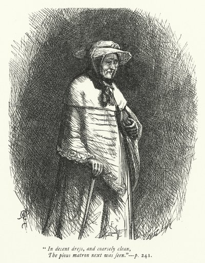 Threnodia Augustalis için çizim (gravür) by George John Pinwell