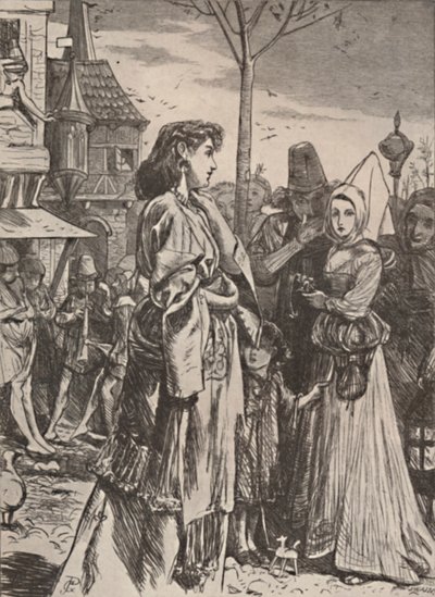 A Becketts Troth., c1860-1875, 1923 şiirinden örnek by George John Pinwell