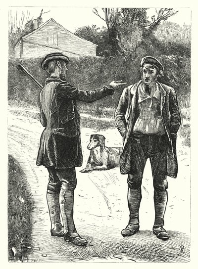 Gamekeeper (gravür) by George John Pinwell