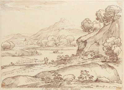 Başlıksız: Pastoral sahne by George Knapton