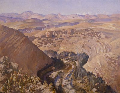 Barada Boğazı, 30 Eylül 1918 by George Lambert