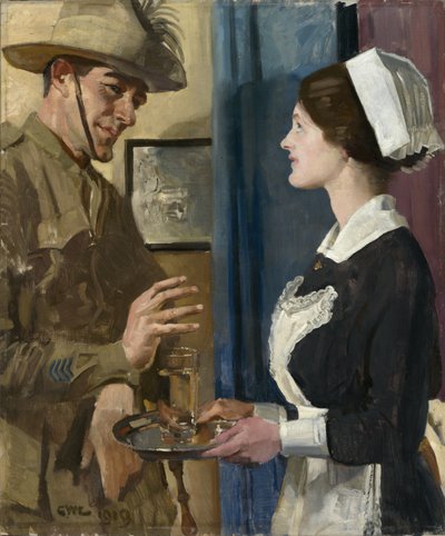 Asker ve Hizmetçi by George Lambert