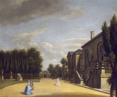 Inigo Jones kapısına arkadan Chiswick Villa