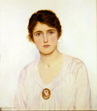 Cameo Broş (kağıt üzerine sulu boya) by George Lawrence Bulleid