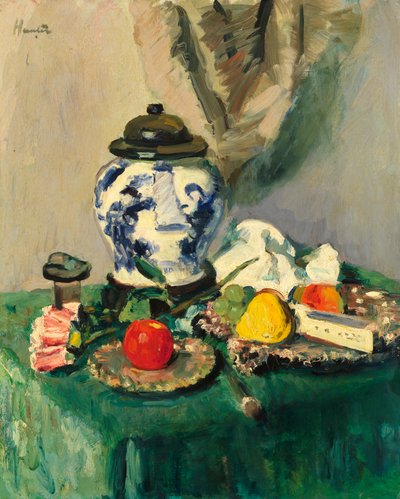 Natürmort (tuval üzerine yağlıboya) by George Leslie Hunter