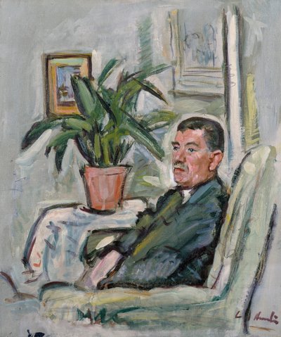 William McInnes (tuval üzerine yağlıboya) by George Leslie Hunter