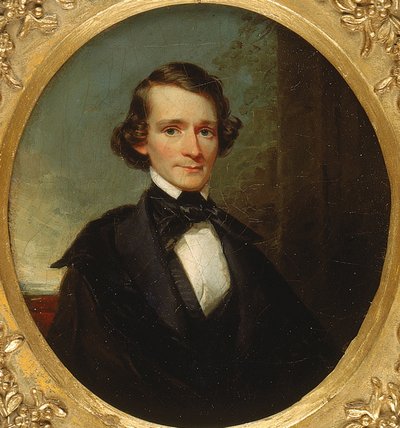 Bir New York Beyefendisinin Portresi, ca. 1840. by George Linen