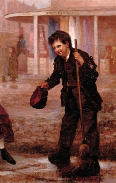 Küçük Sokak Süpürgesi by George Loring Brown