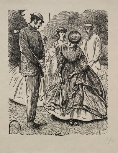 Oyun Nasıl Oynanmaz, 1865. by George Louis Palmella Busson Du Maurier