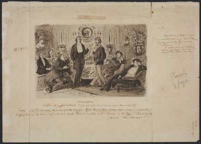 Nincompoopiana, Punch için İllüstrasyon, c. 1879. by George Louis Palmella Busson Du Maurier