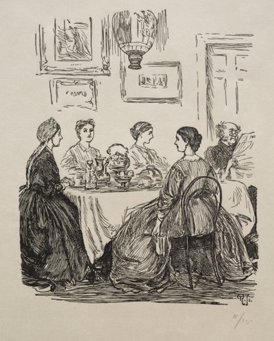 Yıllık Soru - Nereye Gidelim, 1865. by George Louis Palmella Busson Du Maurier