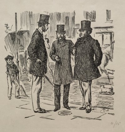 Girişten önceki Küçük An by George Louis Palmella Busson Du Maurier