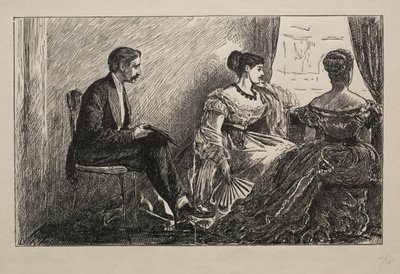 Beyaz Kamelya, 1868. by George Louis Palmella Busson Du Maurier