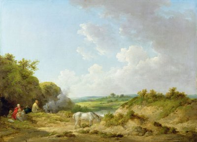 Bir Çingene Kampı by George Morland
