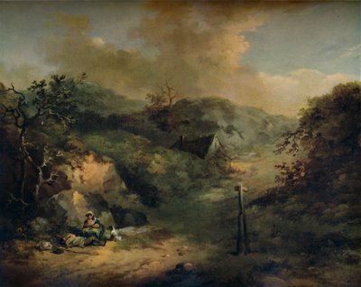 Serserilerin yattığı bir Yamaç, c1793 by George Morland