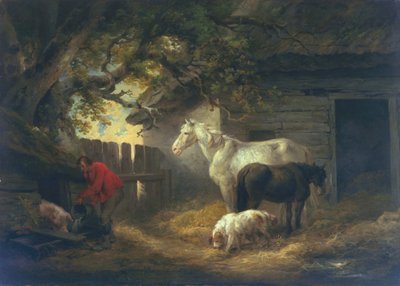 Bir çiftlik avlusu, 1792 by George Morland