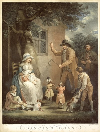 Dans Eden Köpekler, c. 1800 by George Morland