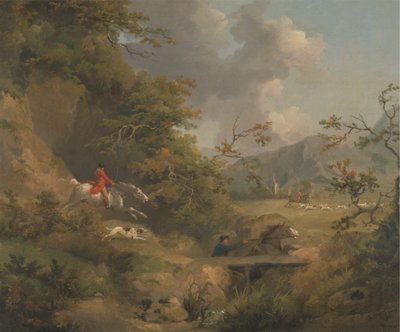 Hilly Country'de Tilki Avı by George Morland