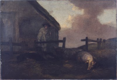 Domuz çobanı (tuval üzerine yağlıboya) by George Morland