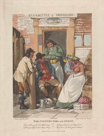 Londra'daki Köylü Kızı by George Morland