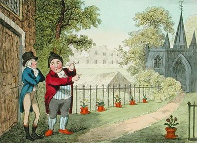 Shewing a Garden, Isaac Cruikshank (1756-c.1811) tarafından oyulmuş, 1796