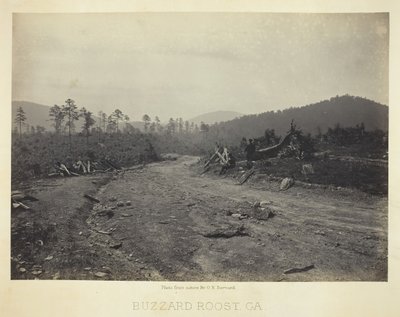 Buzzard Roost, GA, 1866. by George N. Barnard