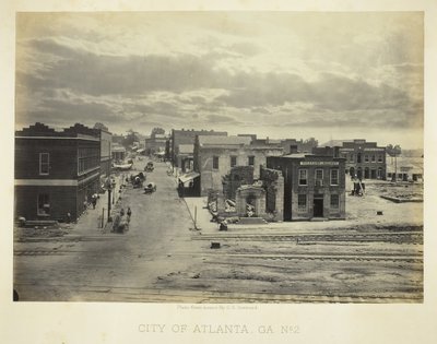 Atlanta Şehri, GA, No. 2, 1866. by George N. Barnard