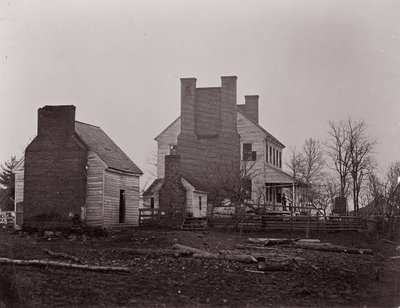 Lewis Evi. Boğa Koşusu Savaş Alanı, 1861-62. by George N. Barnard