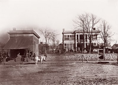 Provost Marshals Genel Merkezi, Chattanooga, ca. 1864. by George N. Barnard