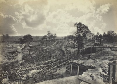 Atlanta Önünde Asi İşleri, GA, No. 1, 1864. by George N. Barnard