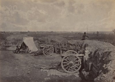 Atlanta Önünde Asi İşleri, GA, No. 4, 1864. by George N. Barnard