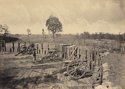 Atlanta, Georgia Önünde Asi Çalışmaları, No. 2 by George N. Barnard
