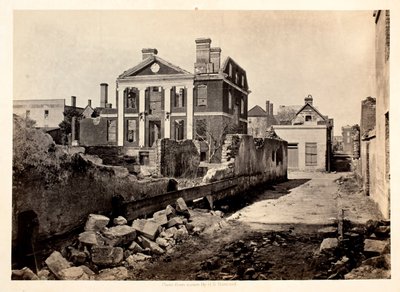 Pinckney Malikanesi Harabeleri, Charleston SC by George N. Barnard