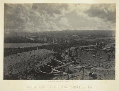Chattahoochie Güney Bankası, Ga., 1866. by George N. Barnard