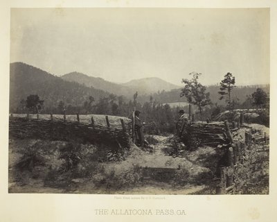 Allatoona Geçidi, GA by George N. Barnard
