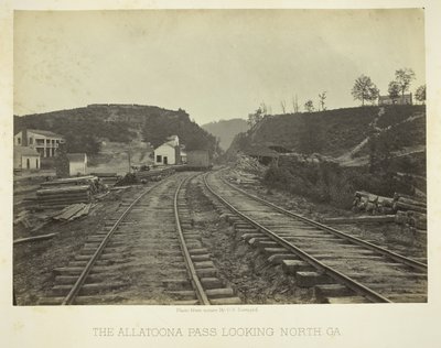 Allatoona Geçidi, Kuzeye bakarken, GA by George N. Barnard