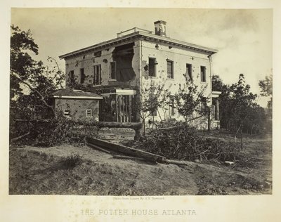 Potter Evi Atlanta, 1864. by George N. Barnard