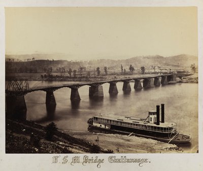U.S.M. Köprüsü, Chattanooga by George N. Barnard