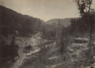 Köprünün Altında Whiteside Vadisi, 1860