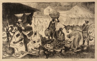 Haiti Pazarı by George Overbury Pop Hart