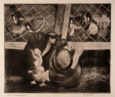 Kümes Hayvancısı by George Overbury Pop Hart