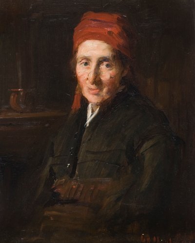 Bir Brittany Köylü by George Paul Chalmers