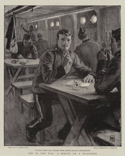 Savaşa Kapalı, Bir Taşımacılık Üzerine Bir Eskiz by George Percy Jacomb Hood