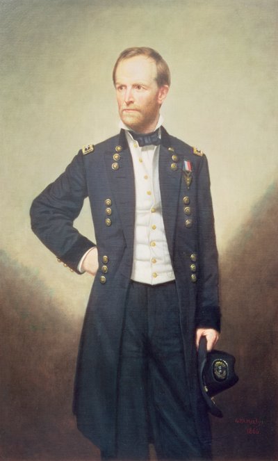 General William Sherman (1820-91) 1866 by George Peter Alexander Healy