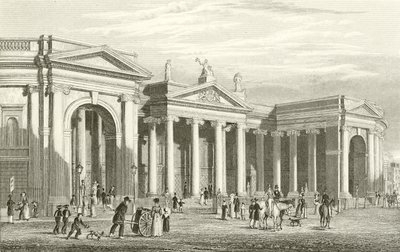 İrlanda Bankası, Dublin, Güney Portico by George Petrie
